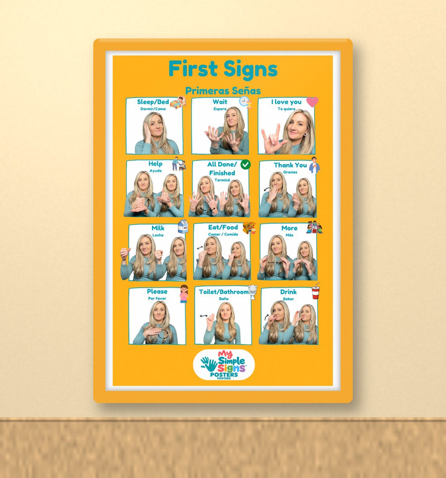 First Signs poster in a classroom