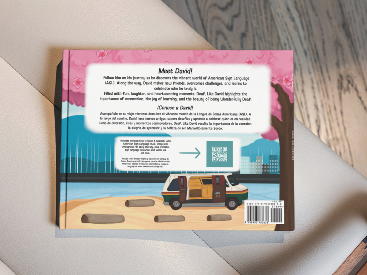 "Deaf, like David" Children's Book