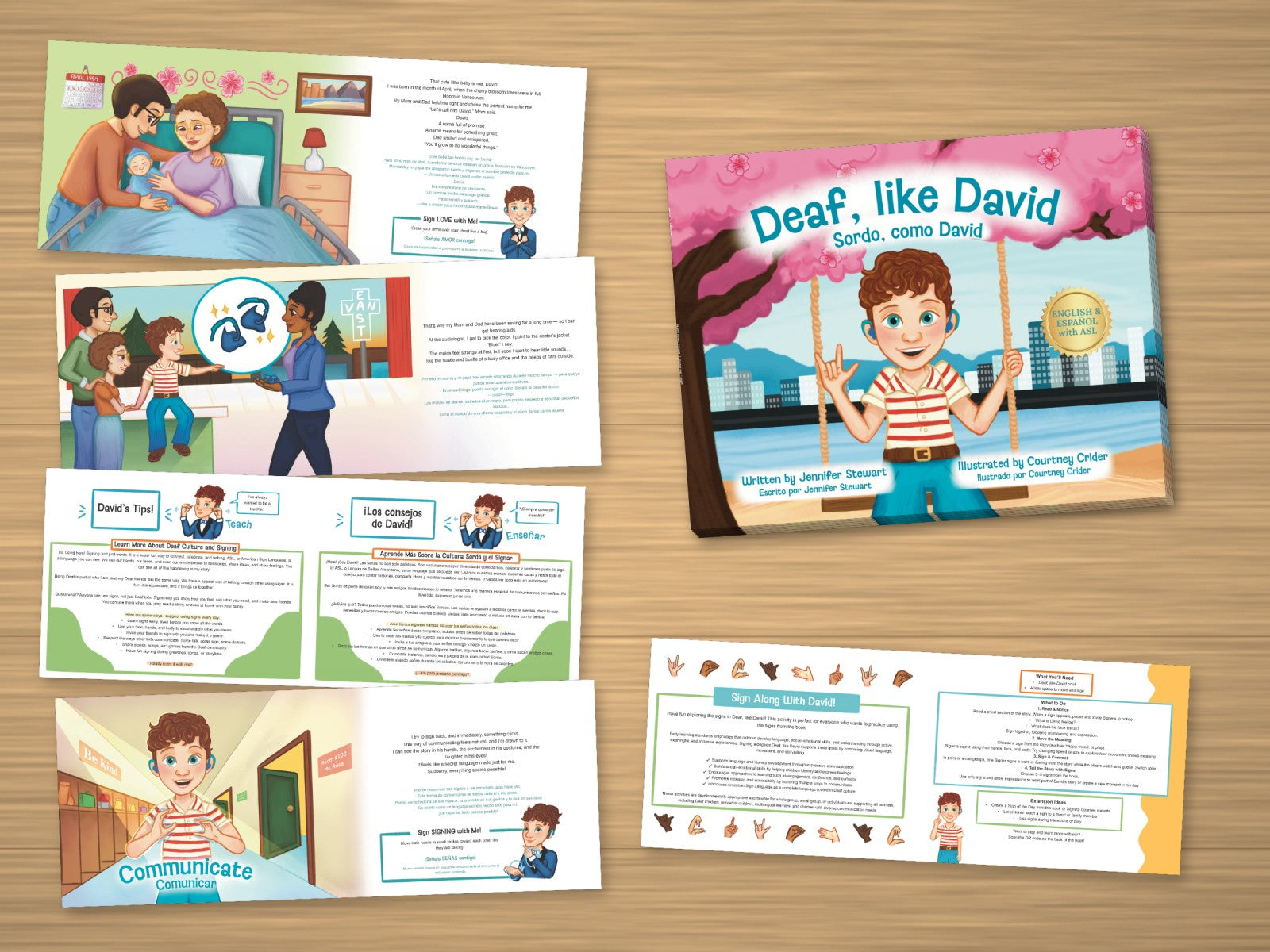 Deaf, like David book