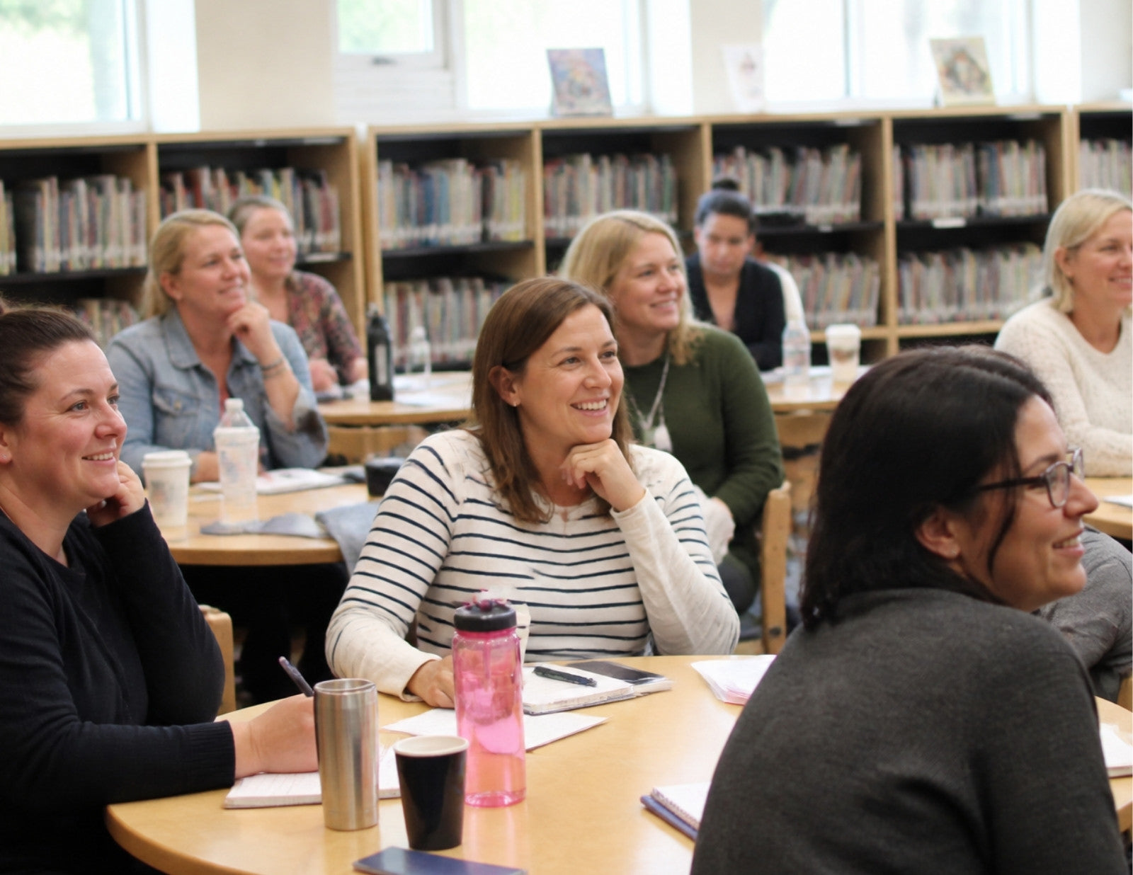 Educators in a professional development training